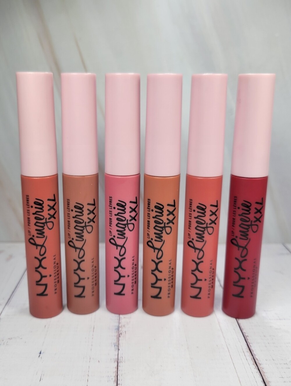 NYX 6 Piece Lip Lingerie XXL Long-Lasting Matte Liquid Lipstick Bundle NEW! - Picture 5 of 9
